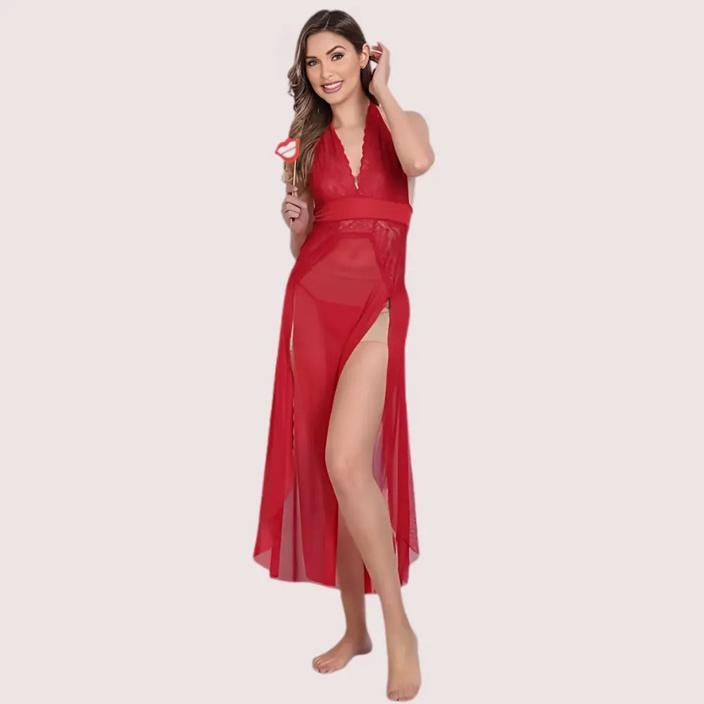 Graceful Long Sheer Nightdress For Women - product image 1
