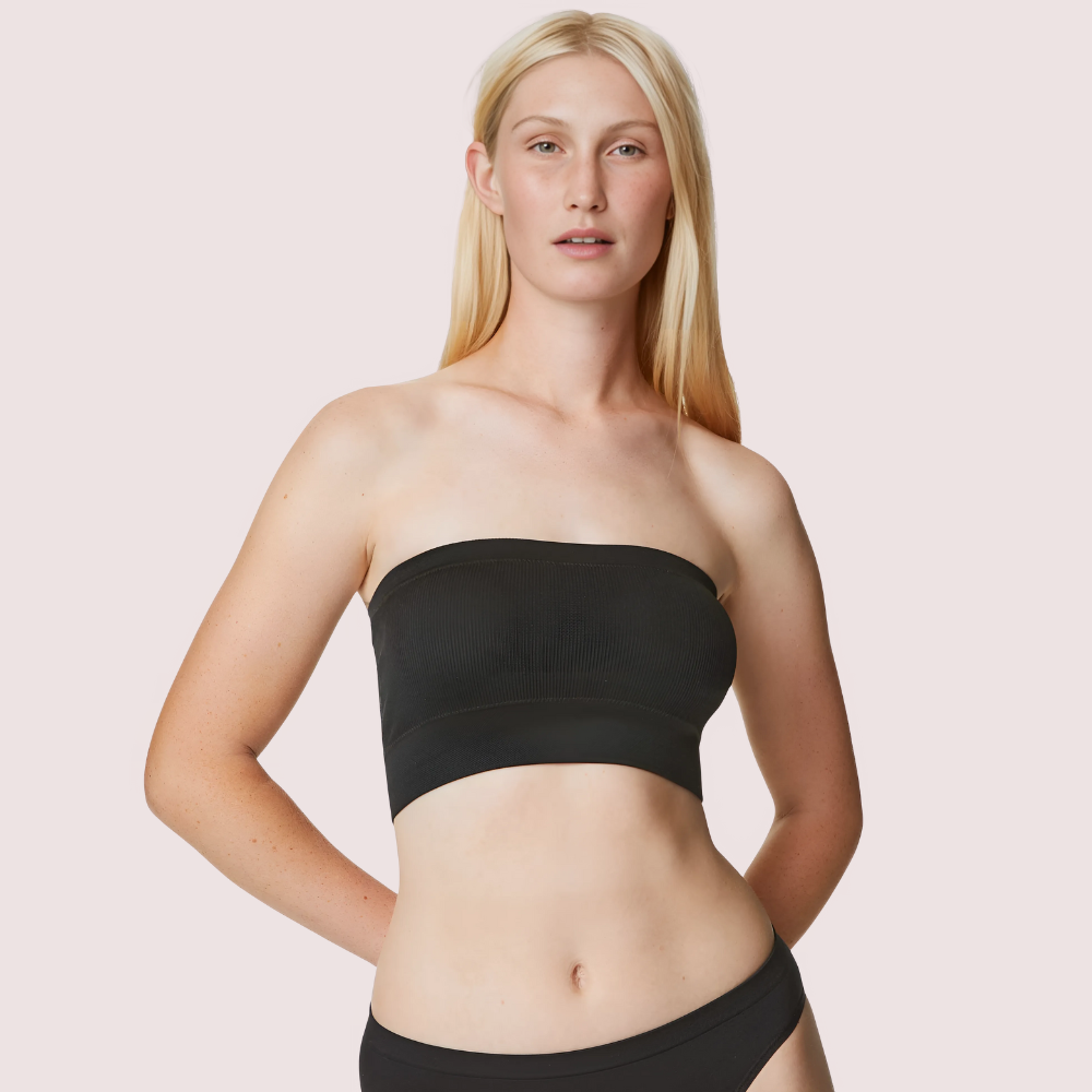 Non-Wired Seamless Tube Bra Panty Set For Daily Wear - product image 1