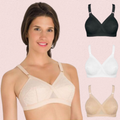 Cotton Non-Padded Full Coverage Bra - 3 Pack - product image 1