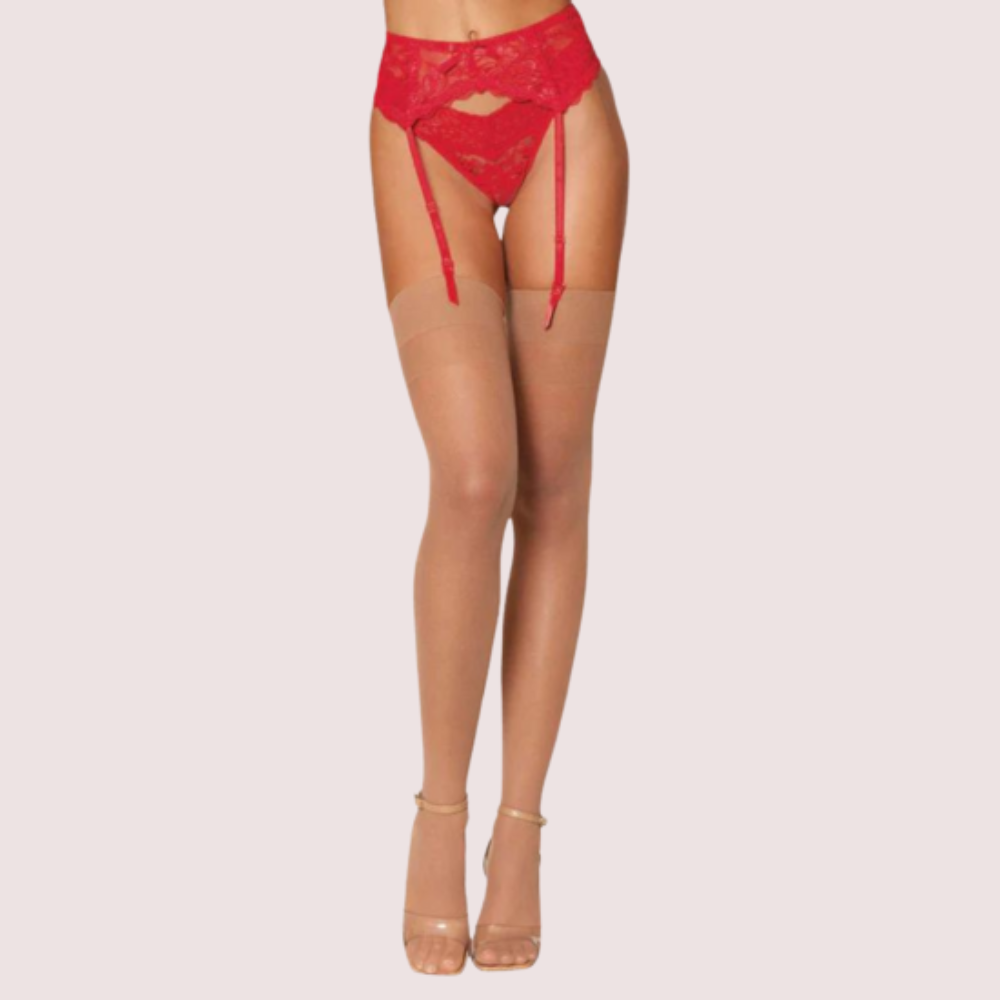 Rouge Seduction Lace Garter Belt - product image 1