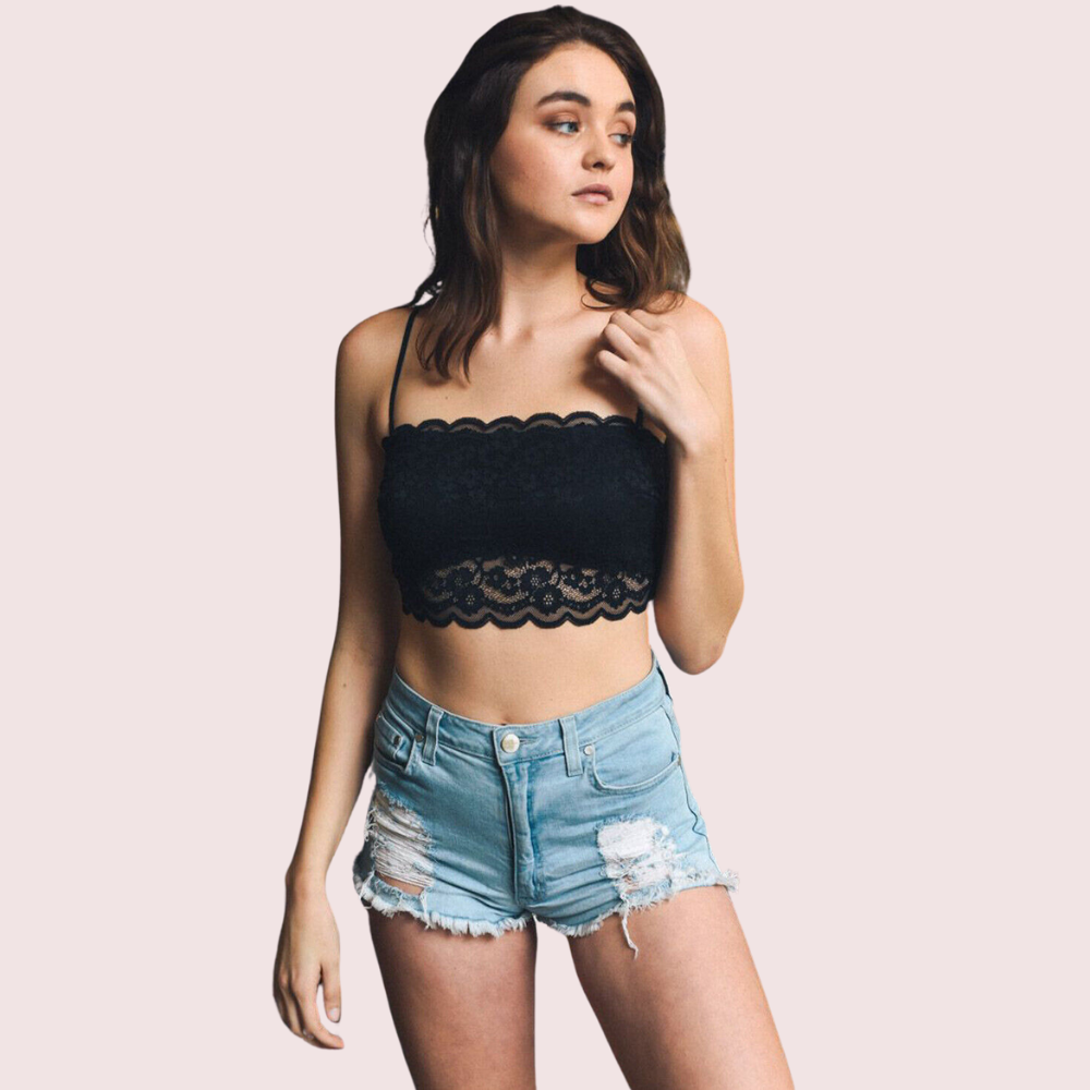 Flirty & Feminine Lace Bandeau Bralette - product image 1