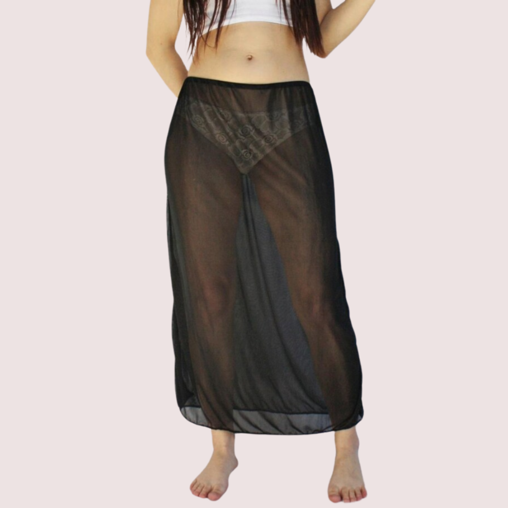 Twilight Elegance Sheer Underskirt - Plus-Size - product image 2