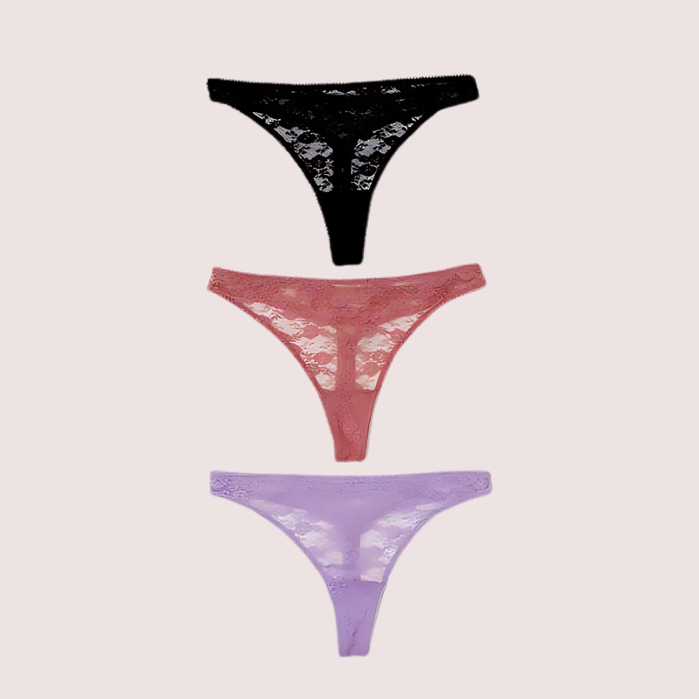 Women's Sheer Tanga Thongs - 3 Pack - product image 3