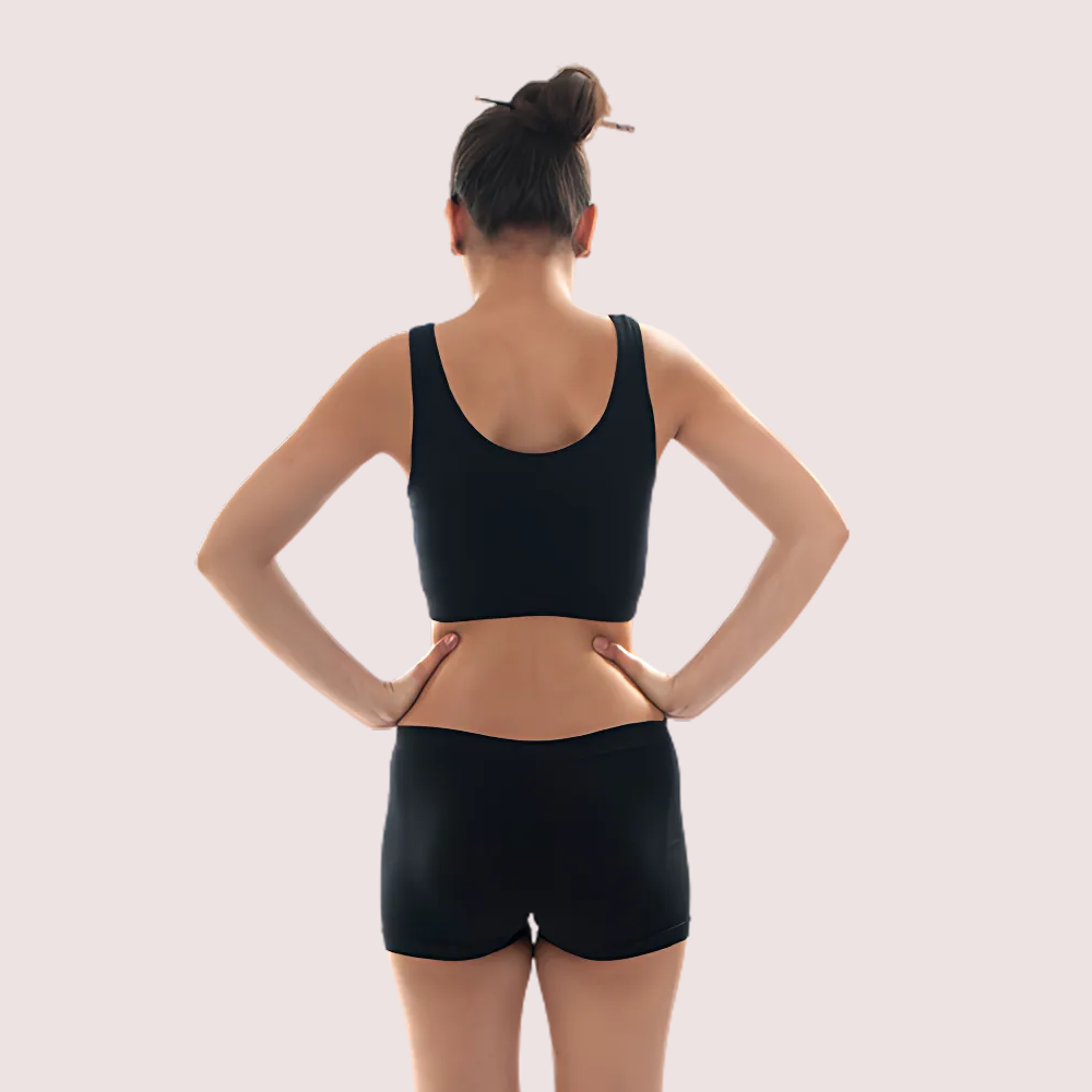 Black Seamless Sports Bra And Boyshort Set - product image 2