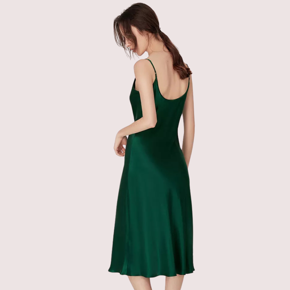 Luxurious Women's Silk Satin Sleepwear Nightdress - product image 3