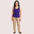 Electric Violet Leopard Print Tank Top - product image 1