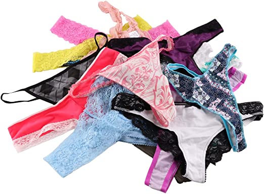 Six Assorted Styles Thong'S In One Pack - product image 3