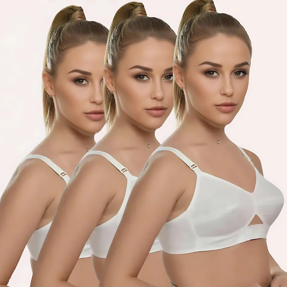 Breezelite Cotton Bra - Summer Essential - 3 Pack - product image 1