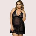 Plus-Size Sheer Sheer Babydoll Night Dress - product image 1