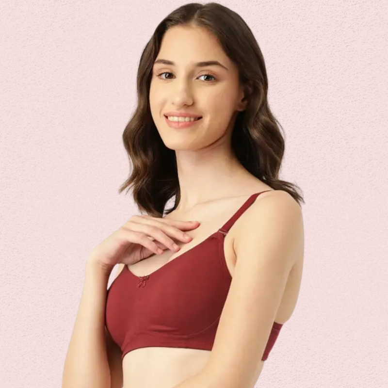 Breathable Cotton Non-Padded Bra - Women's - 2 Pack - product image 3