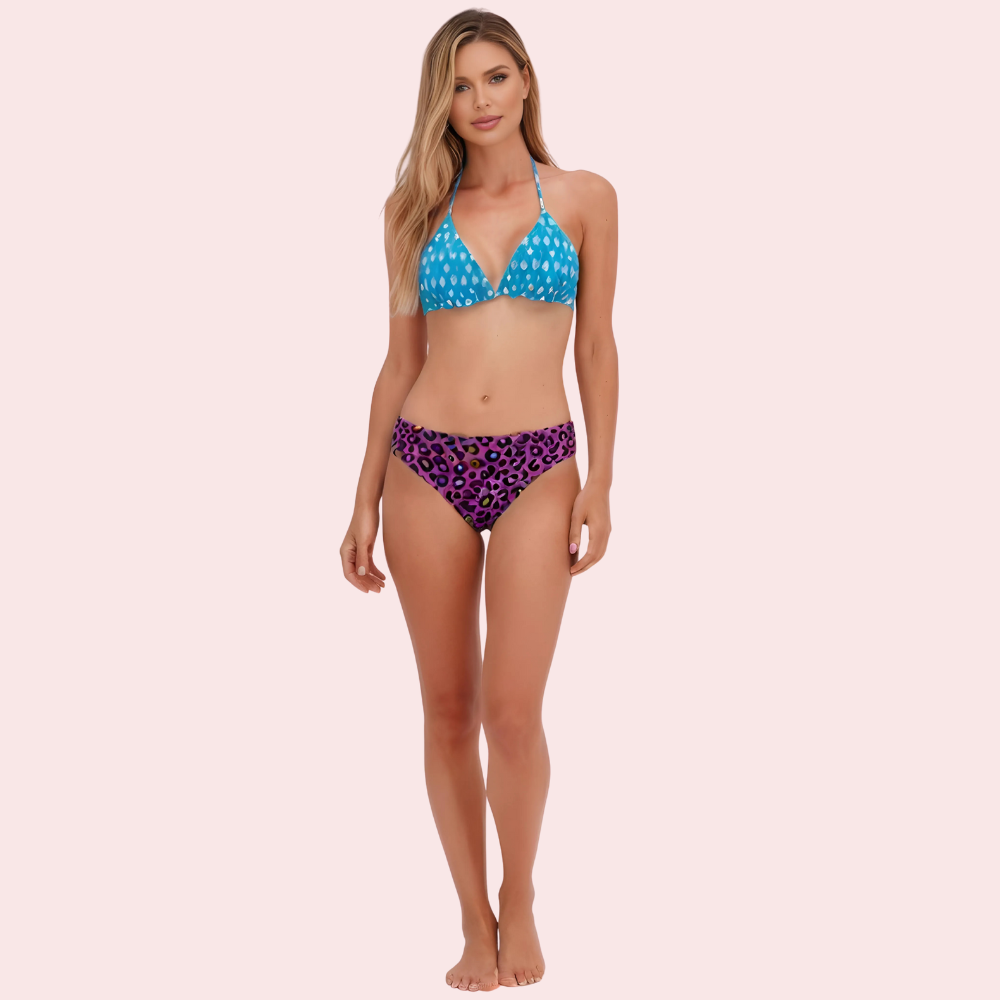 Wild Orchid Leopard Bikini Bottom (Bottom Only) - product image 1