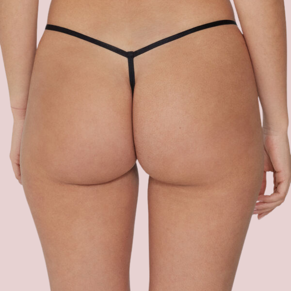 Velvet Veil Intimate Lace Bralette And G-String Set - product image 3