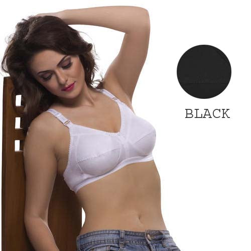 Plus-Size Cotton Bra Up To Size 46 - 3 Pack - product image 3