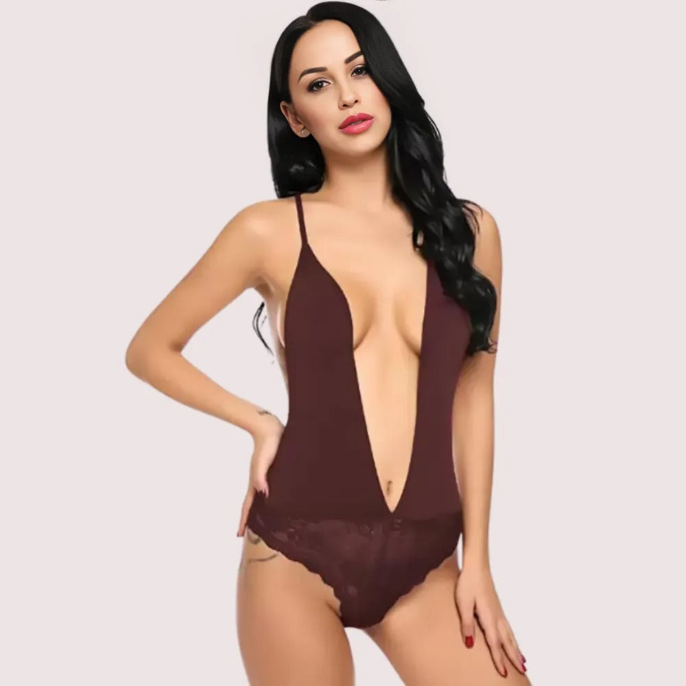 Chic And Comfy Sheer Nightwear Bodysuit - product image 2