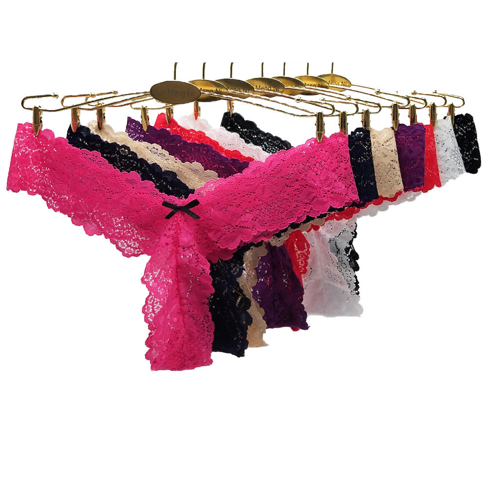 Stretch Lace Thong Panties - 2 Pack - product image 3