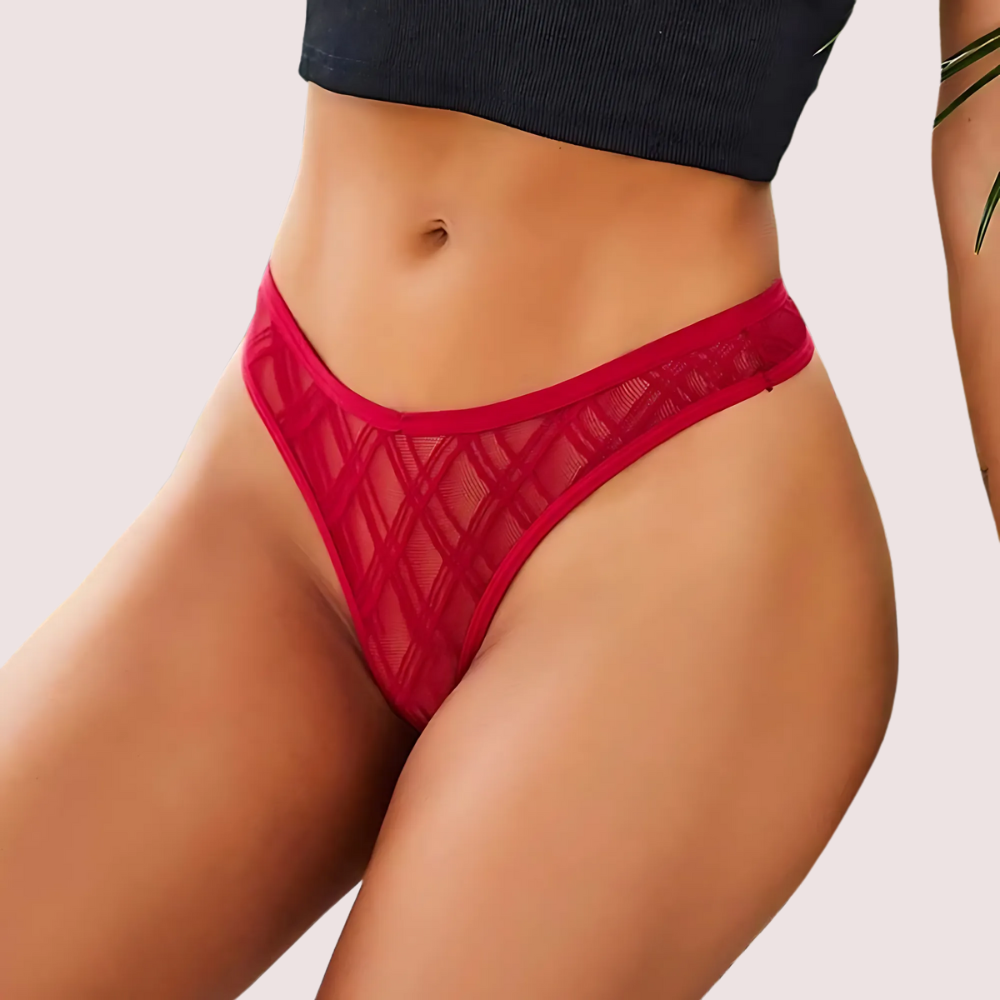 Women's Low-Rise Mesh Hollow Lace Panties - product image 1