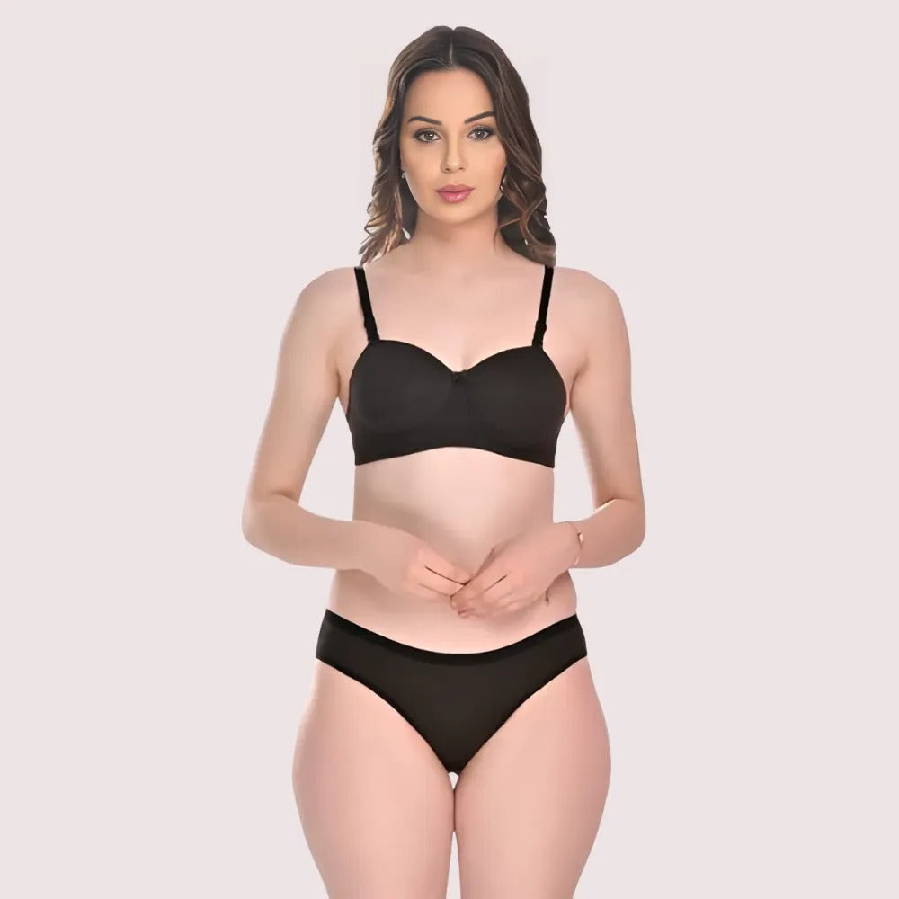 Chic And Comfy Cotton Lingerie Set - 2 Pack - product image 1