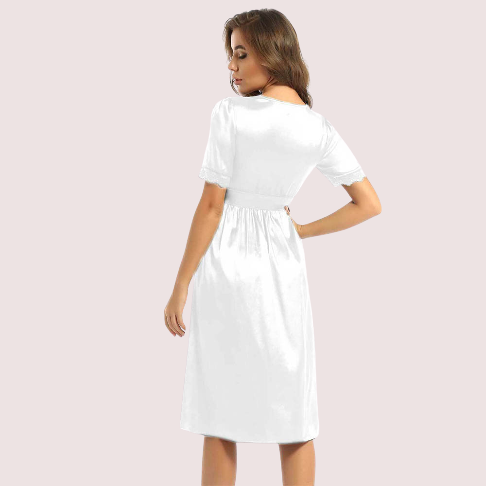 Silken Comfort Knee-Length Lounge Dress - product image 2