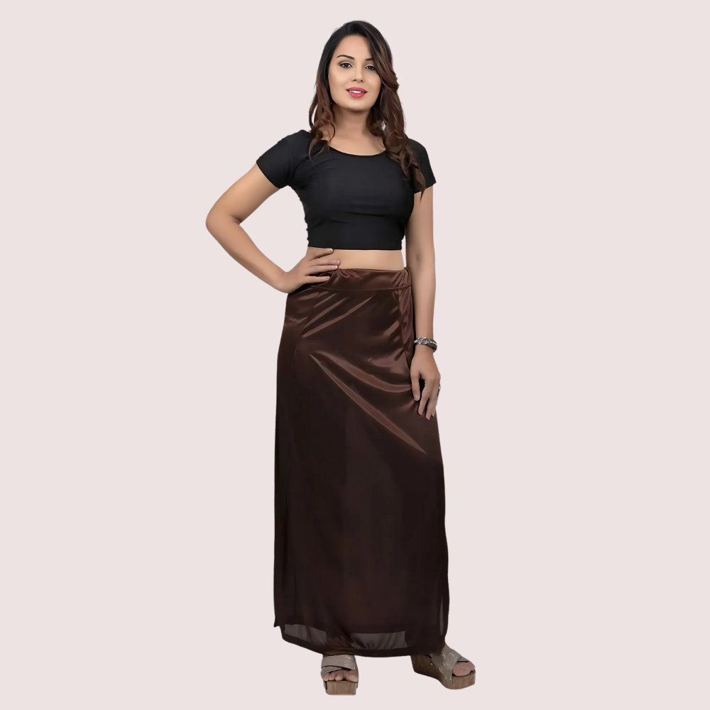 Women's' Glossy Silk Ethnic Slip - product image 1