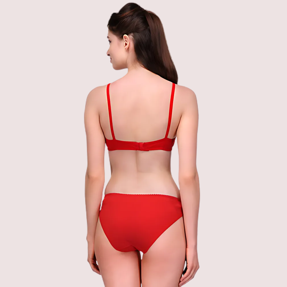 Elegant Solid Color Bra Sets - 3 Pack - product image 2