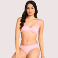 Cozy Cotton Intimates Bra Panty Set - 2 Pack - product image 1