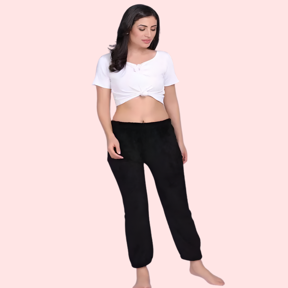 Women's Stylish Fleece Warm Pajamas - 2 Pack - product image 1