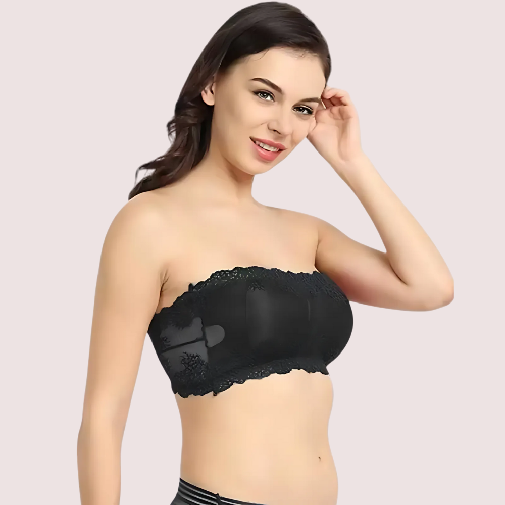 Soft And Stretchable Wire-Free Tube Top Bra For Comfort - product image 2