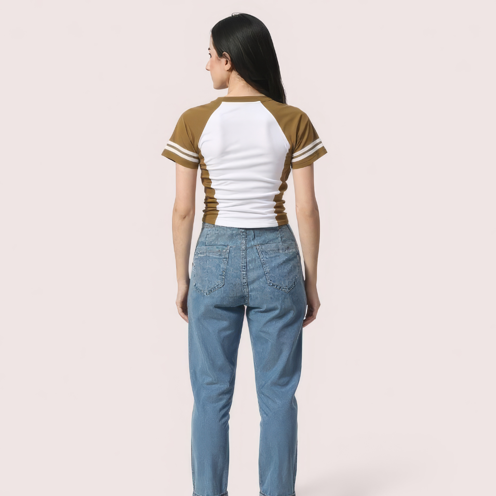 Brooklyn 76 Varsity Crop Top - product image 2
