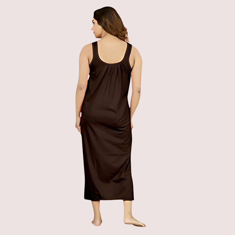 Women's Long Cotton Nightgown Slip - product image 4