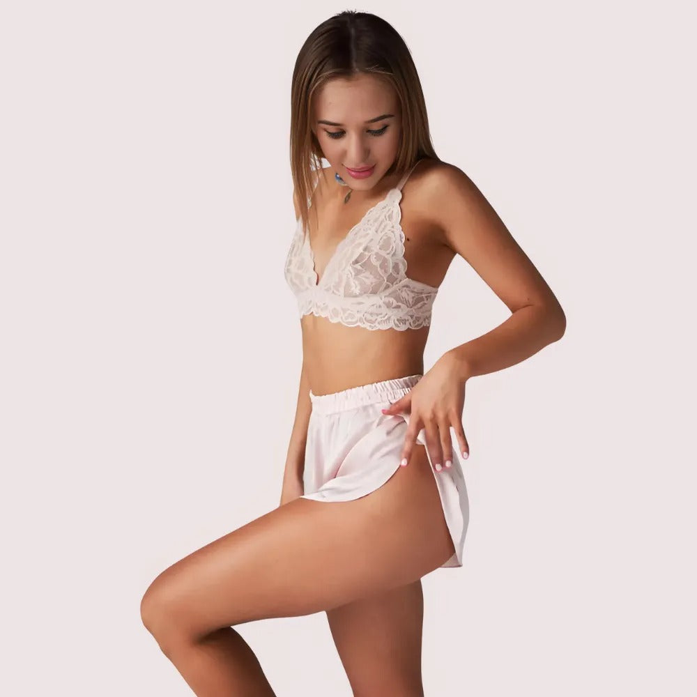 Timeless Pure Silk Bra Set For Women - product image 1