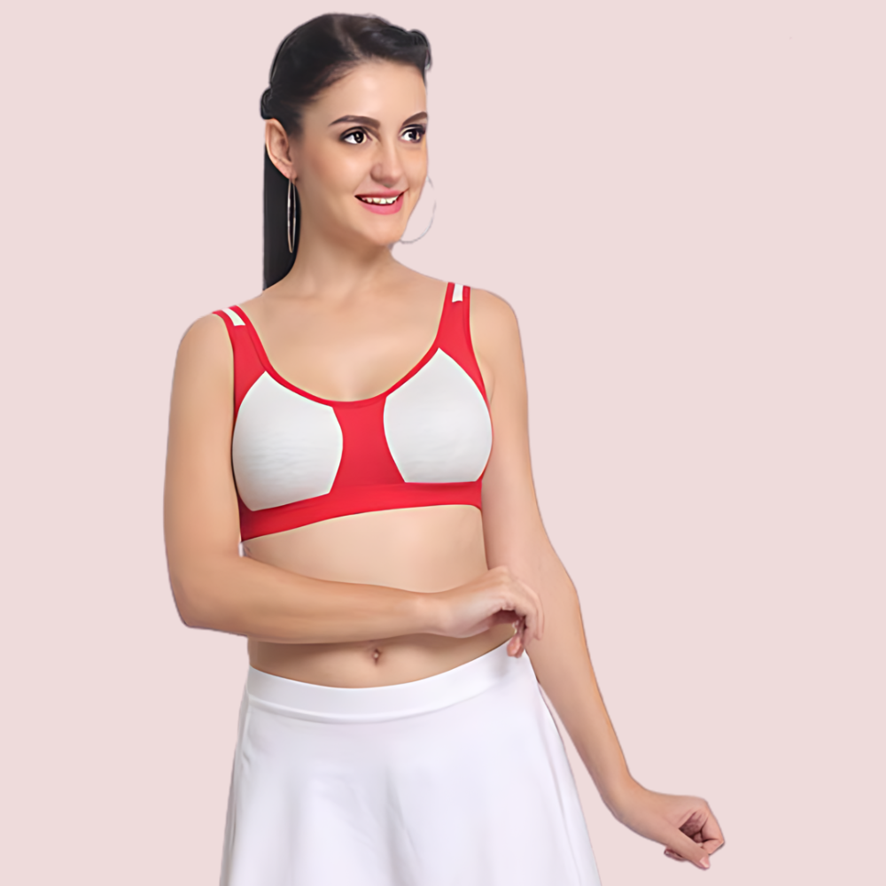 Non Padded Medium Impact Sports Bra - 2 Pack - product image 1