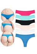 Pure Cotton Thong Panties - 6 Pack - product image 1