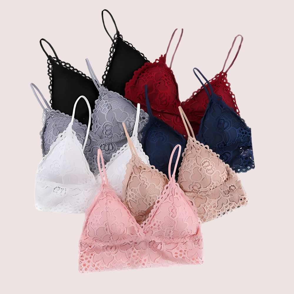 French Fashion Padded Lace Bralette - 2 Pack - product image 5