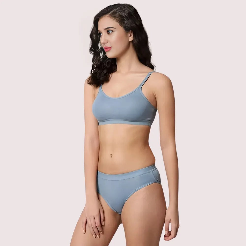 Wire-Free Women's Sports Bra Panty Set - 2 Pack - product image 2