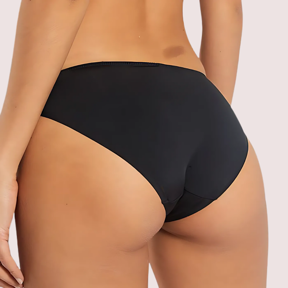Black Sheer Fishnet Lace Brief - product image 2