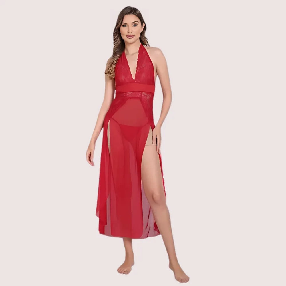 Graceful Long Sheer Nightdress For Women - product image 2