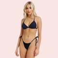Starlight Embellished Halter Triangle Bikini Top (Top Only) - product image 1