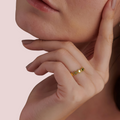 Minimalist Gold-Plated Band Ring - product image 1