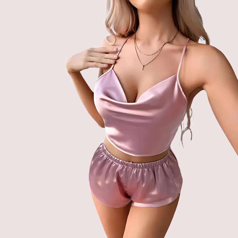 Luxury Silk Camisole & Shorts Set - product image 3