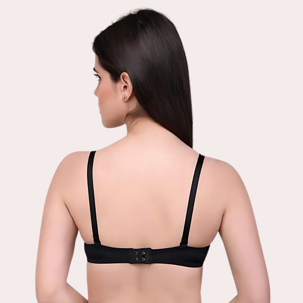Silken Lift Demi Cup Underwired Support Bras - (Assorted Colors) - 2 Pack - product image 3