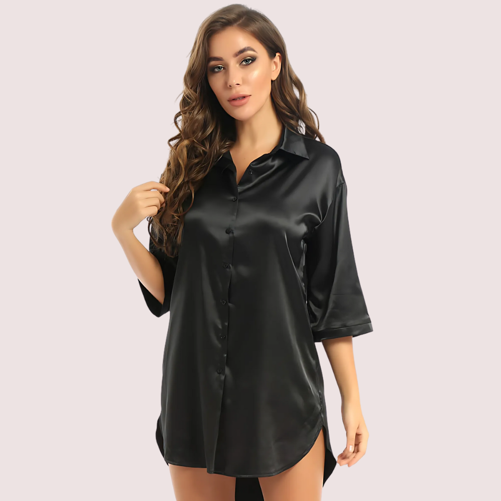 Velvet Nights Japanese Satin Nightdress - product image 2