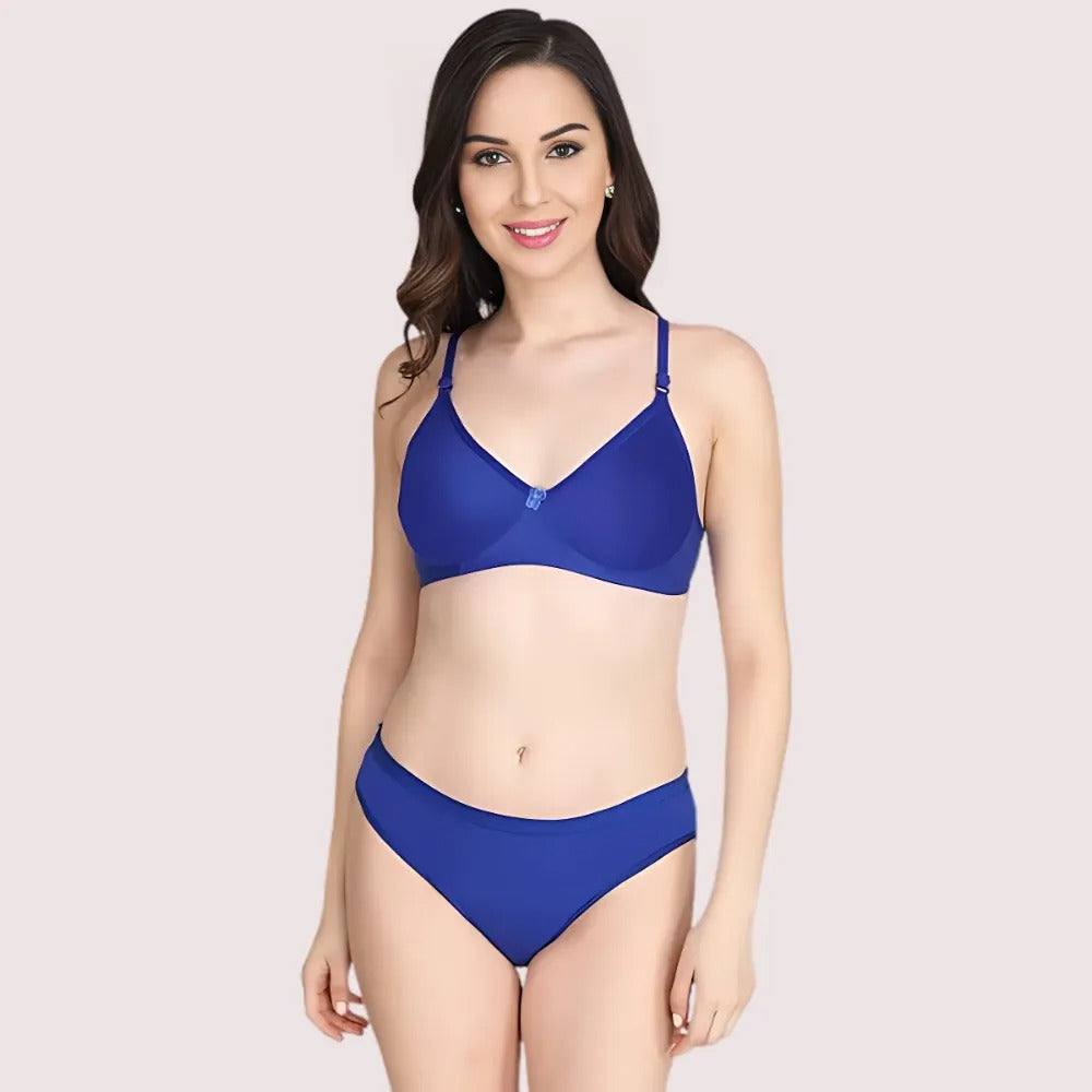 Non-Padded Bra Panty Set For Women - 2 Pack - product image 2
