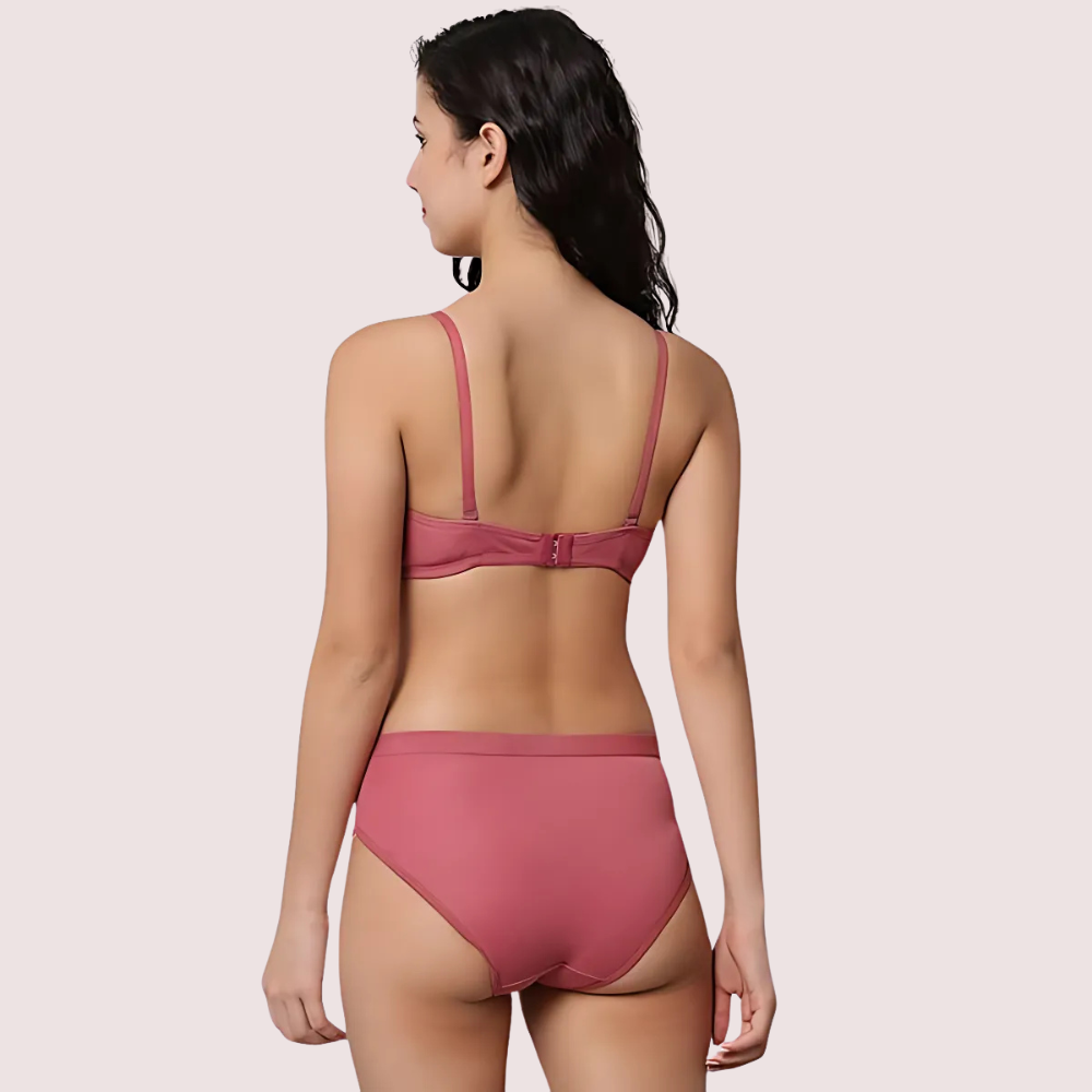 Casual Chic Cotton Bra Panty Set - 2 Pack - product image 3