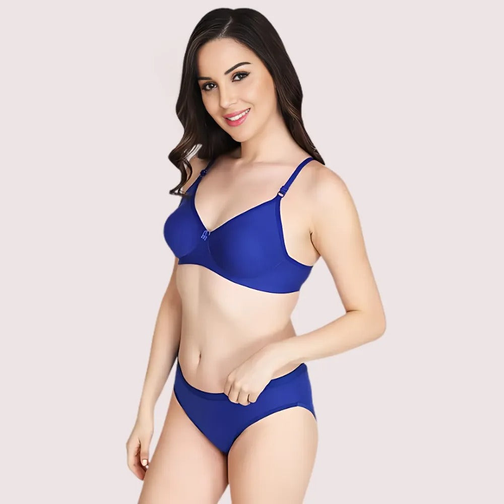 Non-Padded Bra Panty Set For Women - 2 Pack - product image 1