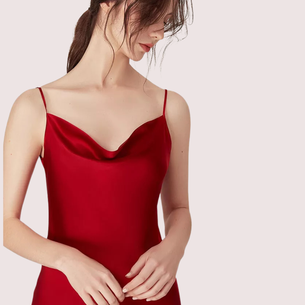 Luxurious Women's Silk Satin Sleepwear Nightdress - product image 6