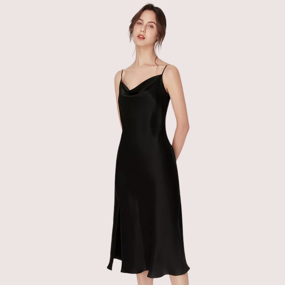 Luxurious Women's Silk Satin Sleepwear Nightdress - product image 2