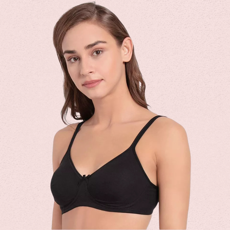 Ultra-Soft Cotton Non-Wired Bra For Women - 2 Pack - Style 1022 - product image 6