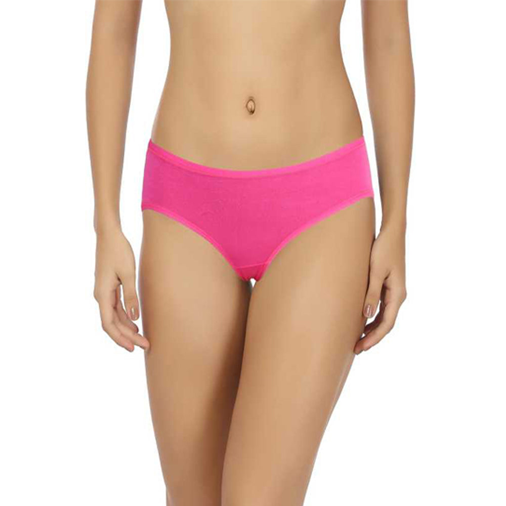 Way Beauty Organic Plus-Size Pure Magenta Cotton Panties - 2 Pack - product image 2