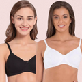 Lightweight Non-Wired Cotton Bra - 2 Pack - product image 1
