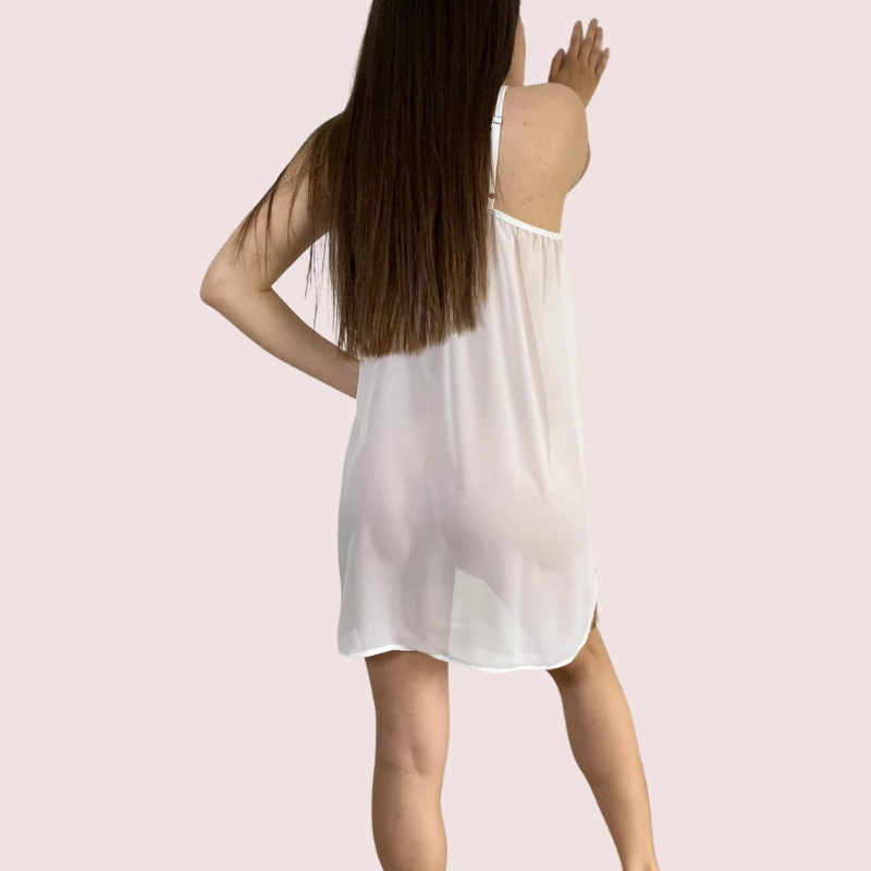 Plus-Size Sheer Mesh Slip Nightwear - product image 4